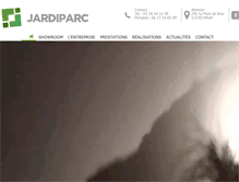 Tablet Screenshot of jardiparc.fr